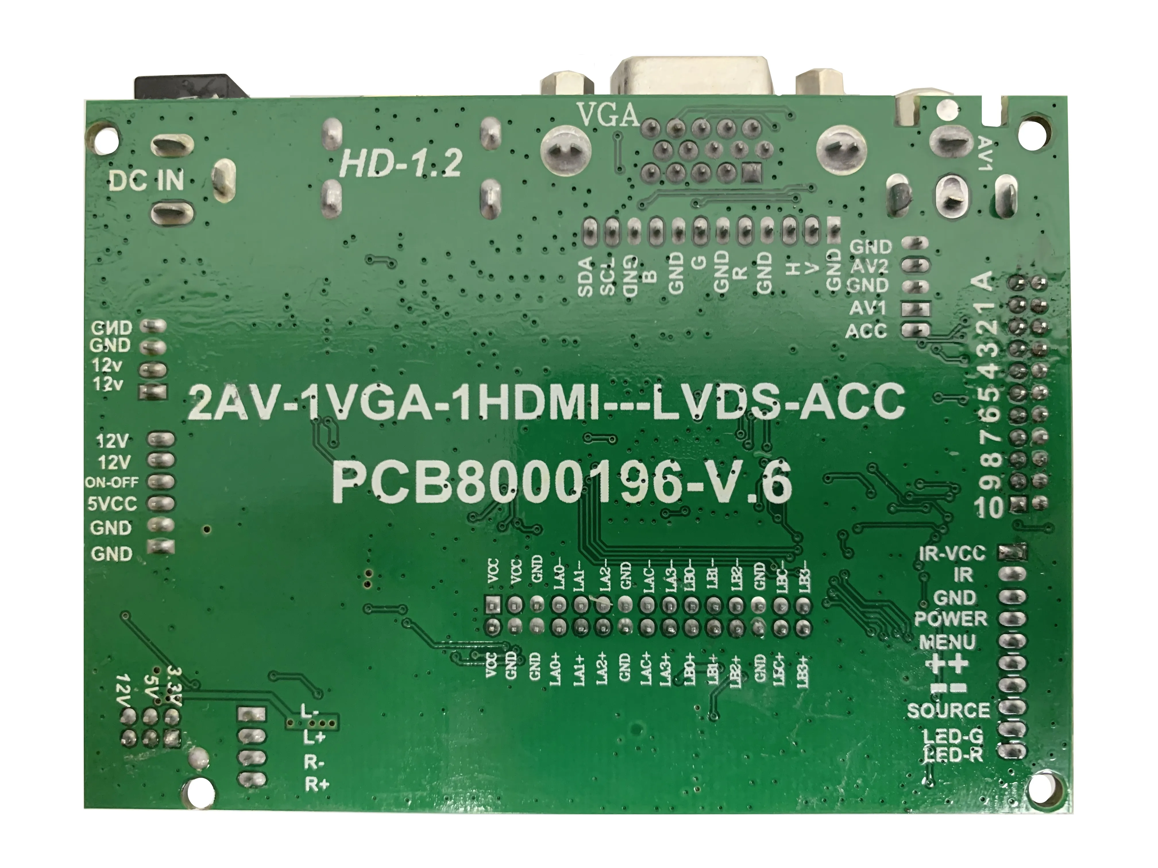 Highly Compatible Universal 7-32 Inch TFT TN IPS LCD Screen Display HDMI-Compatible VGA AV Driver Control Board