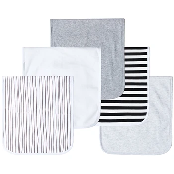 

Cotton Baby Snoring Cloth Large 21 Inch X10 Inch Size,Premium Absorbent Three-Layer Rag Rag 5 Pack for New Born Baby Girl or Boy