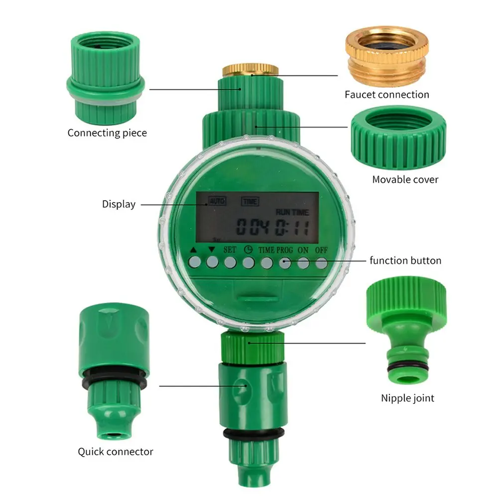 Automatic Irrigation Watering Timer Garden Greenhouse Plant Grass Digital Electronic Watering Timer