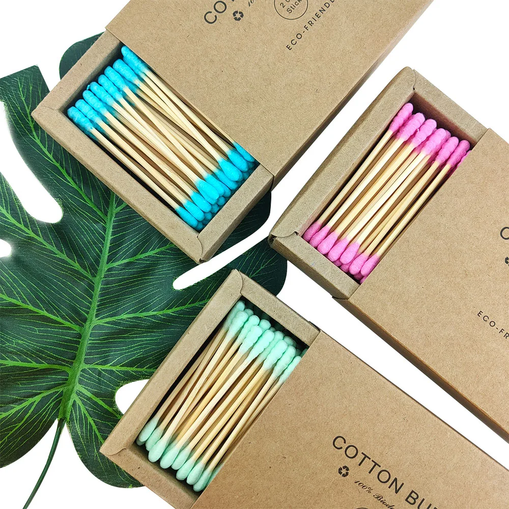 Good Deal Bamboo-Sticks Buds Makeup Cotton-Swab Disposable Nose Ears-Cleaning Beauty for Double-Head wxQKMmZKmJZ