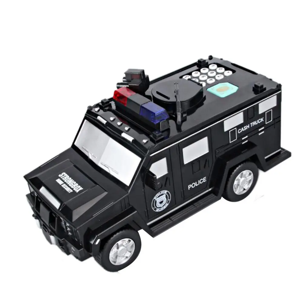 

Banknote Car Auto-rolling Money Password Fingerprint Piggy Bank Child Boy Piggy Box Creative Piggy Bank