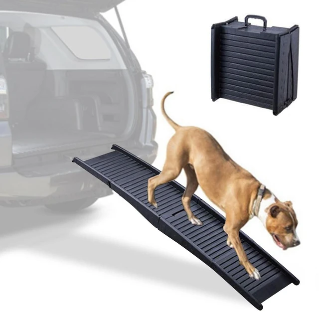 Échelle de rampe pliante pour animaux de compagnie, escalier pour chien,  escalade au lit, camions de voiture, SUV, échelle pour chien, escalier pour  chiot - AliExpress