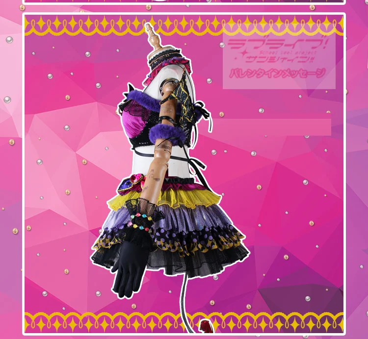 Индивидуальный размер Lovelive Sunshine Aqours демон маленький костюм для косплея дьявол Kanan Matsuura Лолита Платье Аниме наряд всех членов