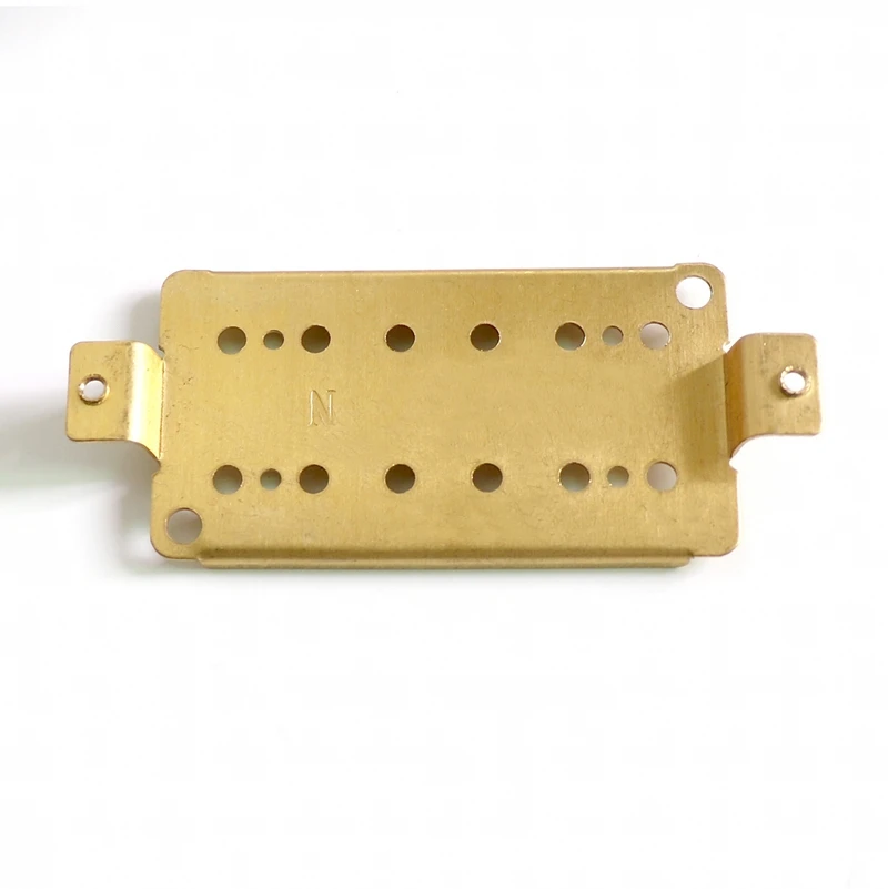 brass humbucker guitar pickup baseplate