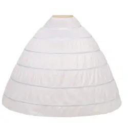 Fashionable Cute New Style Womens 6 Hoop Skirt Floor Length Crinoline Petticoat For Quinceanera Dress 2022