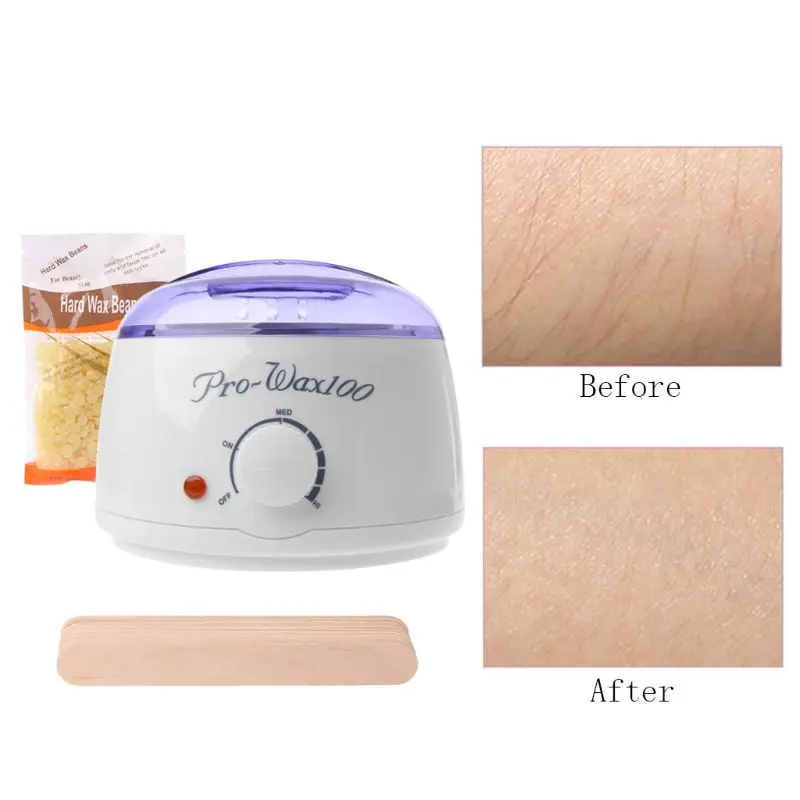 

Paper-Free Solid Hair Removal Wax Bean Set Honey Bean Wax Treatment Tablets 100G Three-Piece Suit High Quality and Brand New
