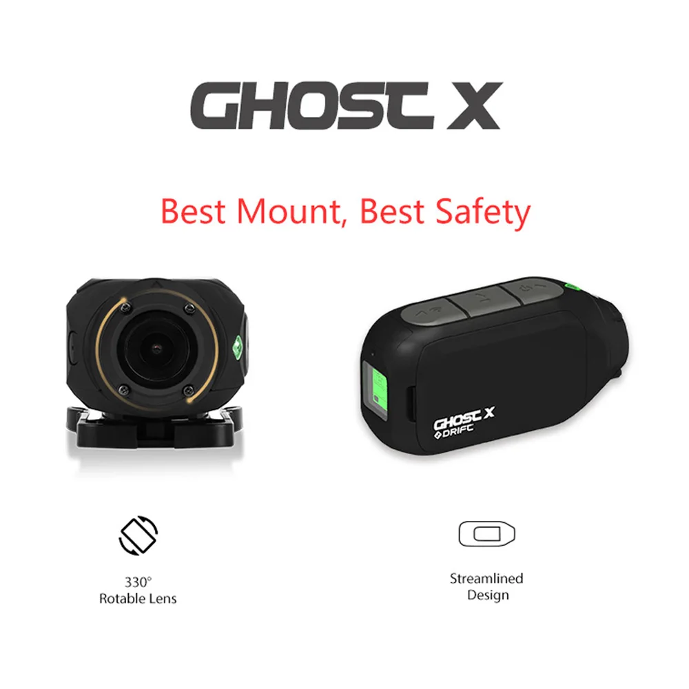 Drift Ghost X Action Camera Ambarella Chip Sport