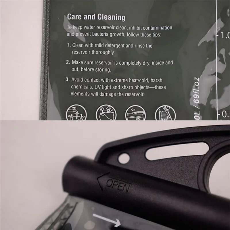 2L сумка для воды для мужчин и женщин для спорта на открытом воздухе Гидратация мочевого пузыря для верховой езды кемпинг складной держатель для воды трубка