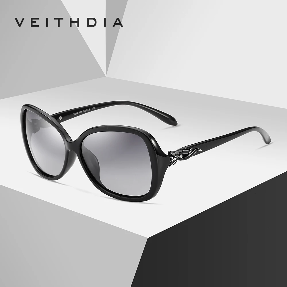 

VEITHDIA 2020 женские солнцезащитные очки поляризованные UV400 градиентные линзы Роскошные женские дизайнерские солнцезащитные очки для женщин 3012