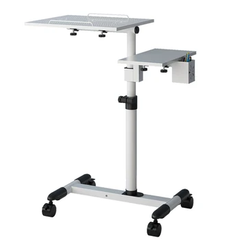 

Bed with Multi-function Lazy Crib Side Table Folding Movable Lifting Rotating Laptop Desk