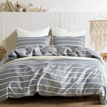 

stripe Nordic style Home Twin Queen King Size comforter bedding set bed set duvet covers Bedclothes Quilt Cover + Pillow case