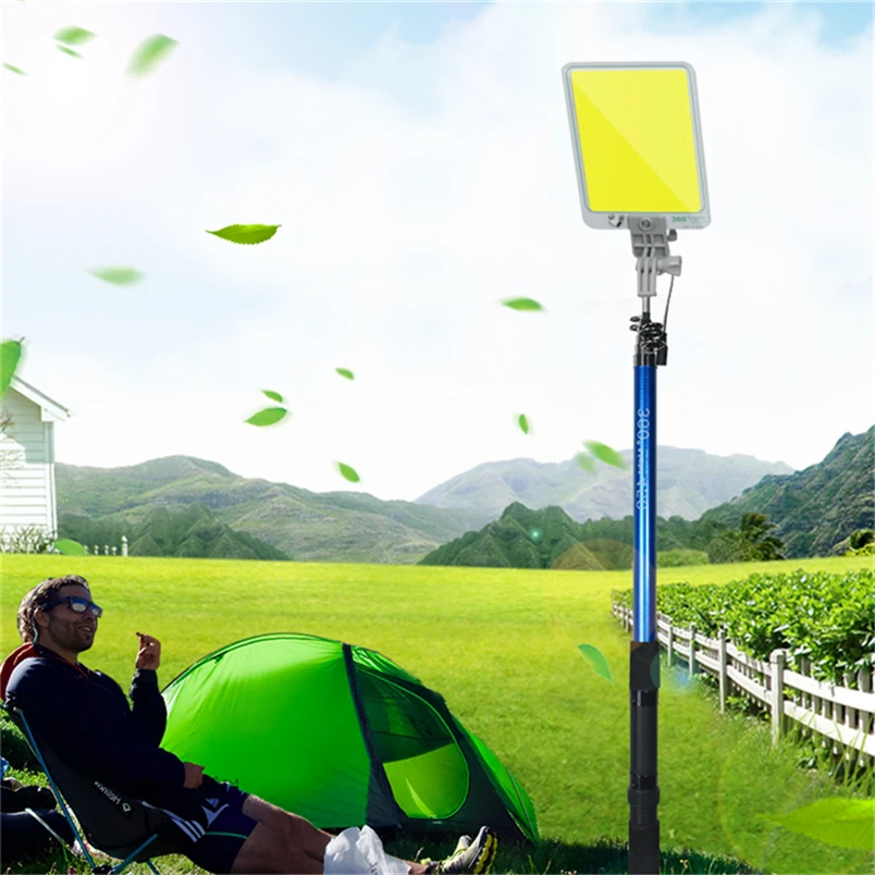 

Portable Lighting Lampara Recargable Uber 47W 12V LED Camping Tent Lights 4.5m Telescopic Off Road Lights Floodlights Lantern