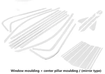 

Apply only for Toyota 08-19 year Land Cruiser retrofit window moulding Land Cruiser body light strip trim accessories