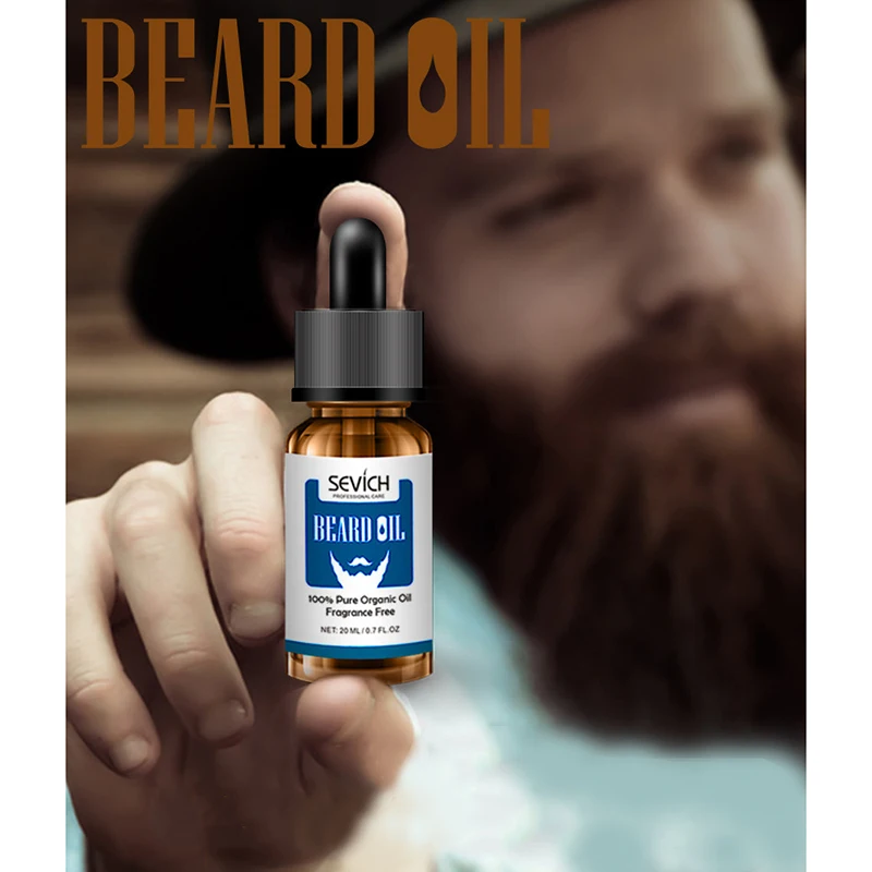 Sevich Beard Growth Product Natural Beard Balm For Smooth Beard Oil Professional For Growth Organic Mustache Wax Styling