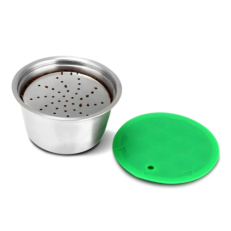 

Stainless Steel Coffee Capsule For Dolce Home Cofeeware Tools Reusable Coffee Capsule Pods Cup Tamper Coffee Filter