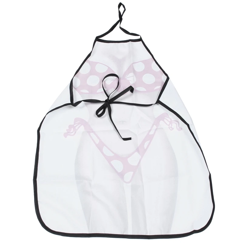 Top-2 Pcs Sexy Kitchen Cooking Funny Apron: 1 Pcs Polka Dot Bikini Apron for Women Ladies Girlfriend Christmas Gifts& 1Pcs Nove