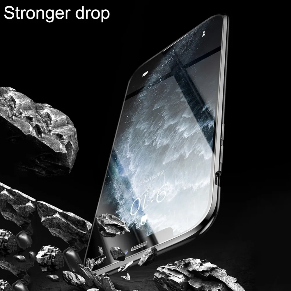 Магнитный адсорбционный металлический чехол для телефона для iPhone 11 Pro MAX 7 8 plus 6 стеклянный Магнитный чехол для iPhone 6 6S plus X XR XS MAX