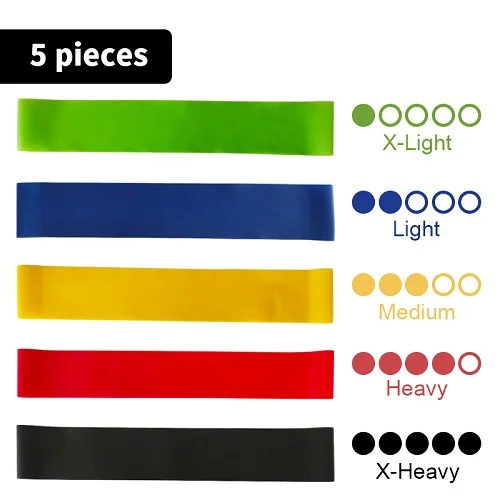 As picture-O Resistance Bands Set Elastic Band For Fitness Rubber Bands Rubber Bands For Gum Set Sport Yoga Exercise Gym Rubber Workout - Цвет: As picture-O