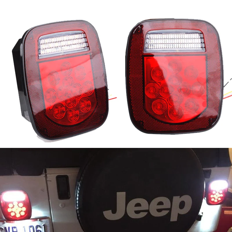 Универсальный задсветильник для прицепа Jeep Wrangler CJ YJ JK TJ SUVs RVs carava 39 светодиодный |