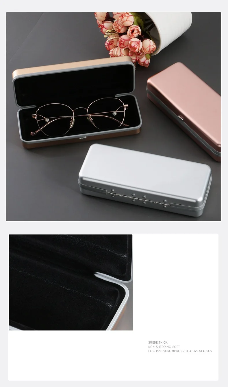 Cubojue Unisex Aluminum Eyeglass Case C010 - Image 5