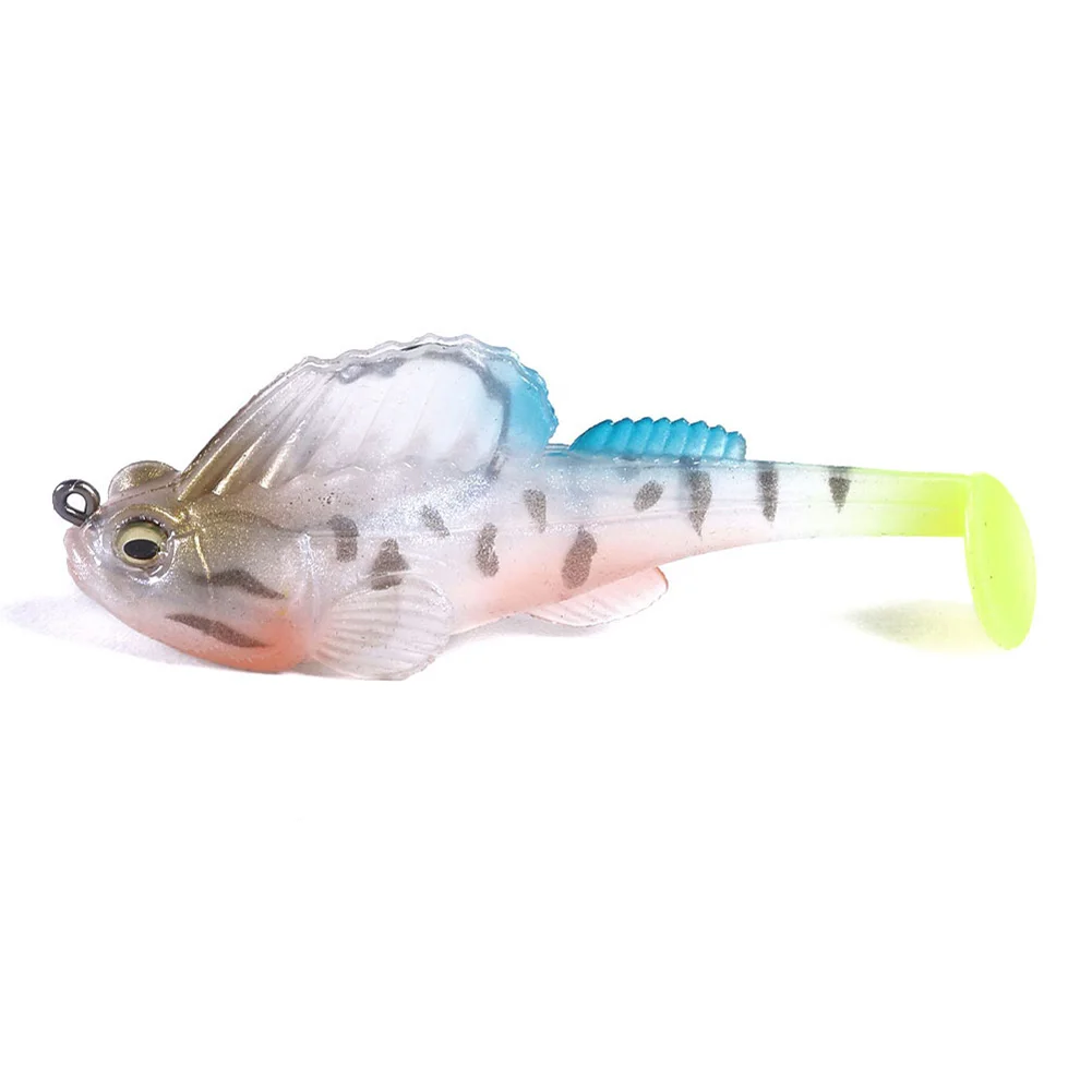 Новое поступление 7 см 14 г Megabass темное спальное место мягкое тело Swimbait глубокий бег весло хвост Swimbait Прямая поставка