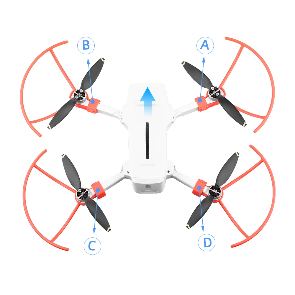 4Pcs Drone Propeller Guard For FIMI X8 MINI Quick Release Propeller Protective Ring Protector Cage landing Gear Accessories
