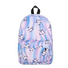 Стильный ранец с единорогом, рюкзак с 3D принтом в Европе и Америке, модная сумка