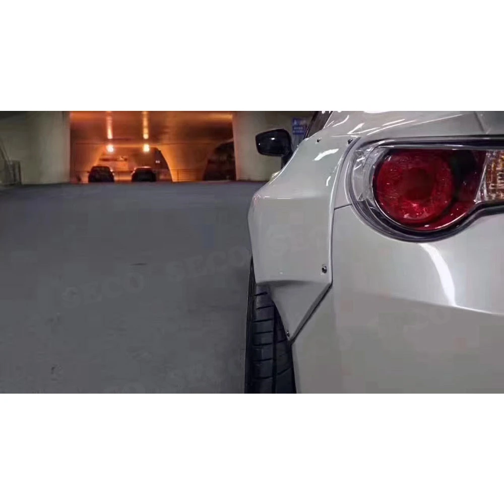Стекловолоконный широкий обвес для Toyota GT86 Subaru BRZ FT86 FRS автомобильный передний бампер губы боковые юбки ствол ребра планки Winglet спойлер