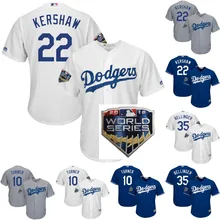 Женщины Джерси#22 Клейтон Кершоу 10 Джастин Тернер 35 Коди БЕЛЛИНГЕР мир