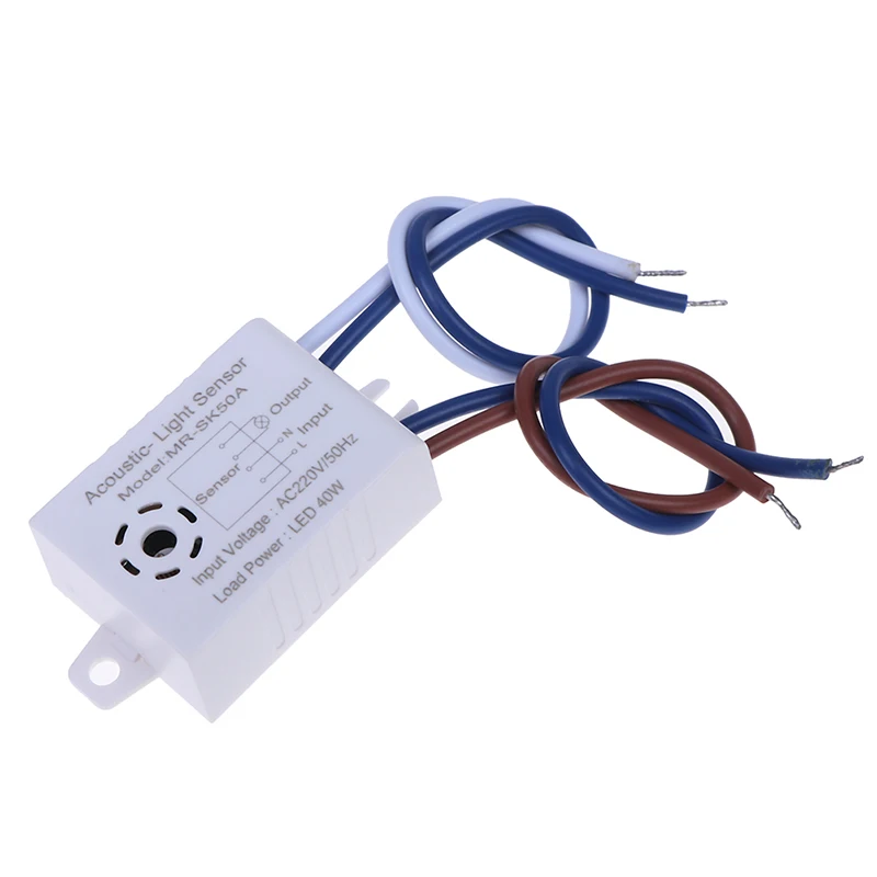 

Automatic AC180-240V 50/60Hz Auto On Off Photocell Street Light Switch Sound-Light Controlled Sensor Switch