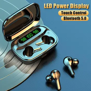 

HobbyLane R3 TWS Wireless Bluetooth 5.0 Earphone Touch Control Sports Headphone Waterproof Earbuds Headsets With Microphone