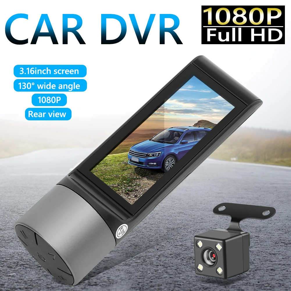 Автомобильный видеорегистратор VODOOL H18 Full HD 1080P экран 3 16 дюйма объектив 130 градусов