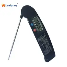 DishyKooker ультра тонкий цифровой мгновенное чтение Кухня Еда электронный складной зонд барбекю термометр