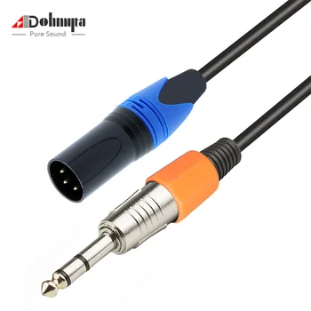 

Professional 1-5m 3-pin XLR Jack Female to 1/4" 6.35mm Stereo Male Plug Stereo Microphone Adapter Cable for audio electronics