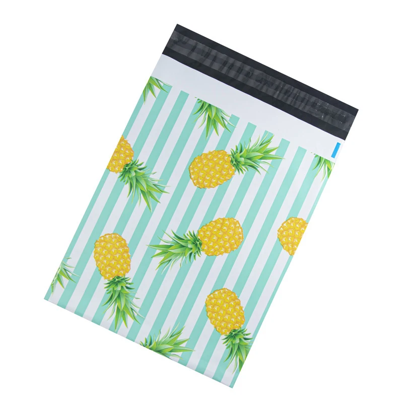 Sac de rangement de courrier 25.5x33cm, enveloppe de courrier en plastique  imprimé ananas, emballage de vêtements Express, petits envois en Poly 100  pièces - AliExpress