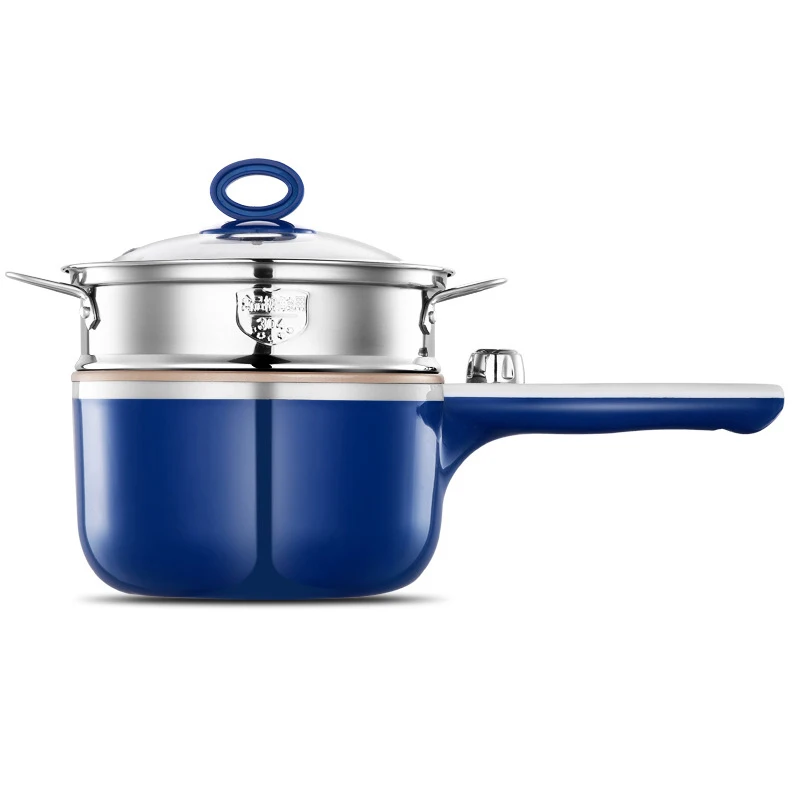 

Multi-function Electric Cooker Steam Boil Fry Electric Mini Skillet Kitchen Cooking Noodle Pot 220V