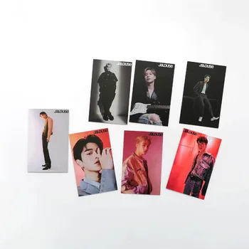 

7pcs/set Kpop SuperM photocard JALOUSE Magazine cover K-pop super M photo card postcard for fan collection