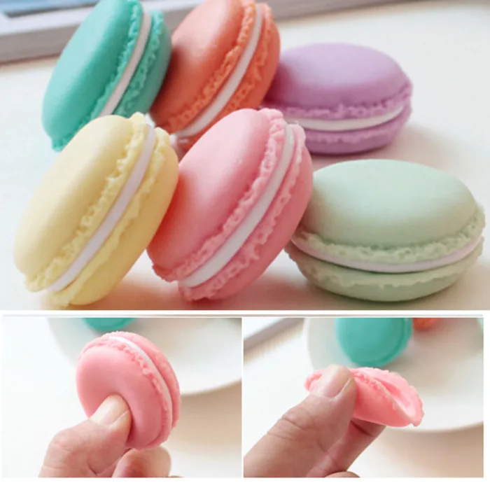 Macaron чехол Mini Macaron Box 6 шт. ювелирные изделия Хранение таблеток Коробка органайзер контейнер для наушников EK-New
