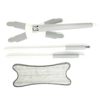 

X-type Floor Mop with Reusable Microfiber Pads 360 Degree Flat Mop for Home Replace Hand-free Wash Household Cleaning I8