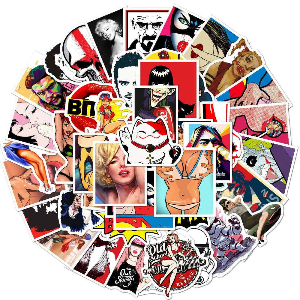 Наклейки Смешанные Мультяшные для игрушек 49 шт. | Игрушки и хобби