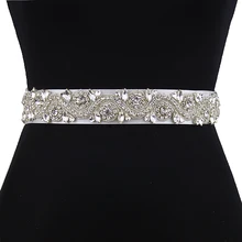 TRiXY S164 Кристалл Стразы Свадебный Пояс ленты с кристаллами свадебный пояс Sash Свадебные Платья для подружек невесты Аксессуары
