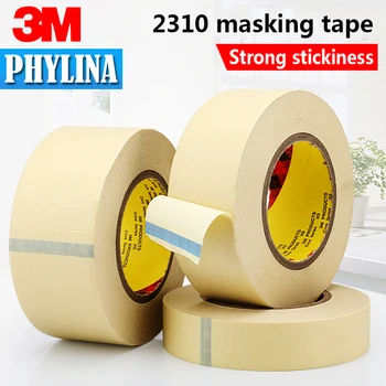 

55Meters/Lot Masking Tape 3M 2310 Seamless Masking Decoration Painting Color Separation Watercolor Sketch 8 10 12 15 18 20 30mm