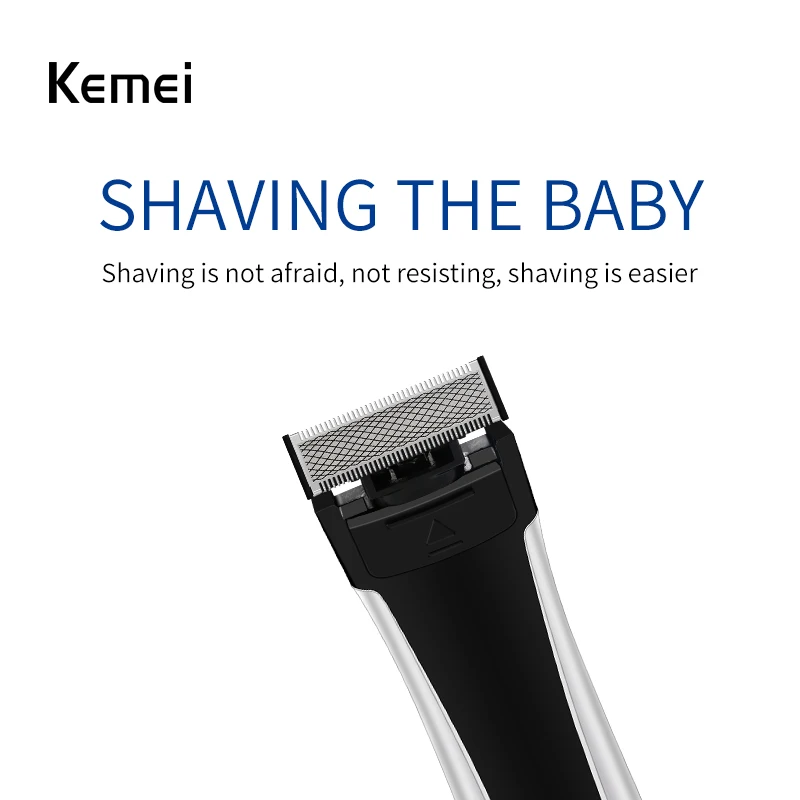 Kemei-629, профессиональная машинка для стрижки волос, электрический триммер для волос, перезаряжаемая машинка для стрижки волос, водонепроницаемая стрижка для мужчин