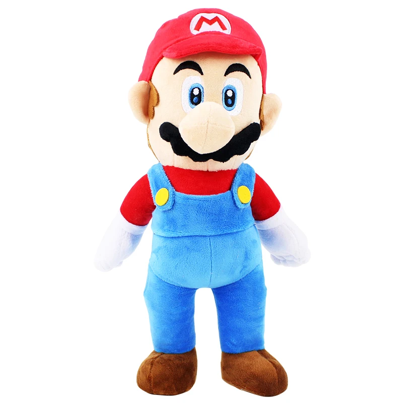 Ник игрушка 1 шт. большой размер 38 см Super Mario Bros Плюшевая Игрушка Супер Марио Луиджи yoshi Дракон Мягкие плюшевые игрушки куклы