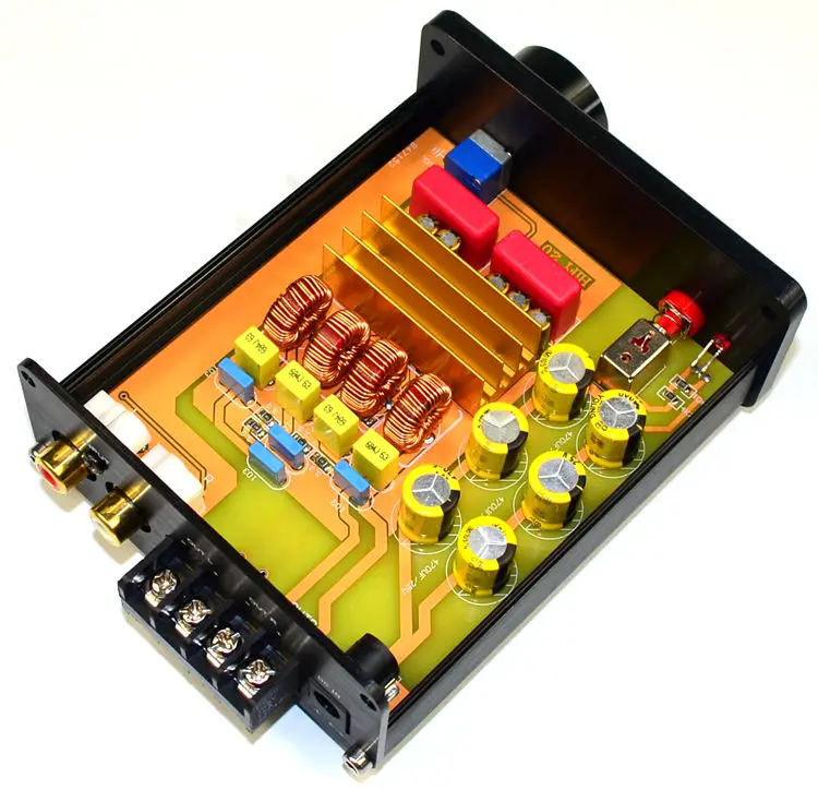 3A DC18-24V 50 Вт* 2 домашний аудиоусилитель мини TPA3116 2,0 Fever цифровой Класс D усилитель 470 мкФ/25 в 108*90*39 мм