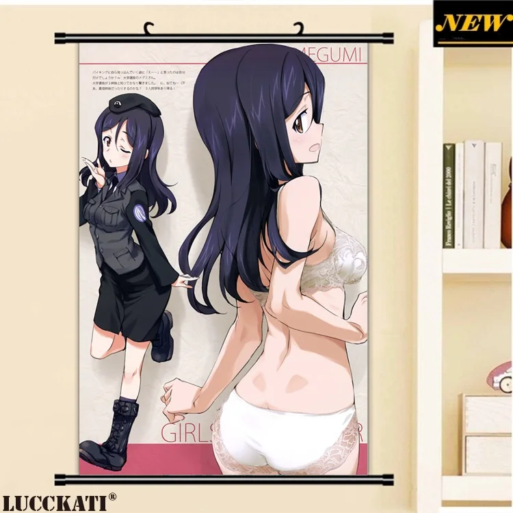 11ass azumi_(girls_und_panzer) bra cleavage girls_und_panzer kurashima_tomoyasu megumi_(girls_und_panzer) pantsu uniform_本 (2)