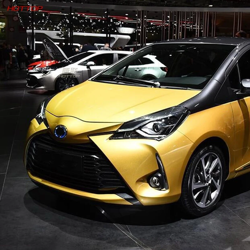 8 шт. хром смарт-ключ отверстие дверные ручки крышки Накладка для Toyota Yaris Vitz автомобильные аксессуары