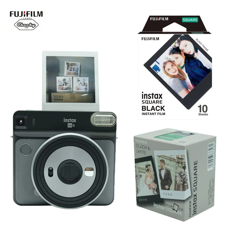Фотокамера моментальной печати Fujifilm INSTAX Mini SQ6+ 10 30 листов Fujifilm Instax SQUARE SQ20 SQ10 SQ6