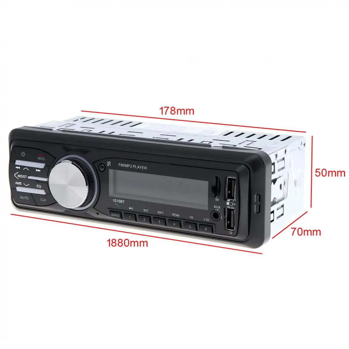 1010BT автомобиля bluetooth mp3 плеер для автомобиля 12В стерео радио fm передатчик MP3 плейер AUX usb музыкальный плеер для автомобиля