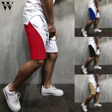 Womail спортивные мужские шорты Лето модные с принтом широкие шорты спортивные с эластичной резинкой на талии Короткие штаны Свободные спортивные повседневные 725